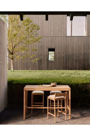   Teak Outdoor Bar Stool | Oroa.com
