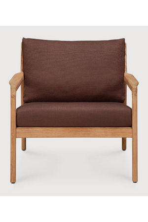   Teak Framed Outdoor Lounge Chair | Oroa.com
