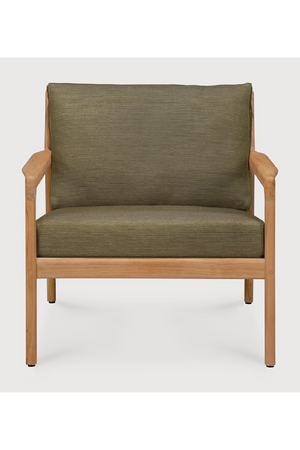   Teak Framed Outdoor Lounge Chair | Oroa.com