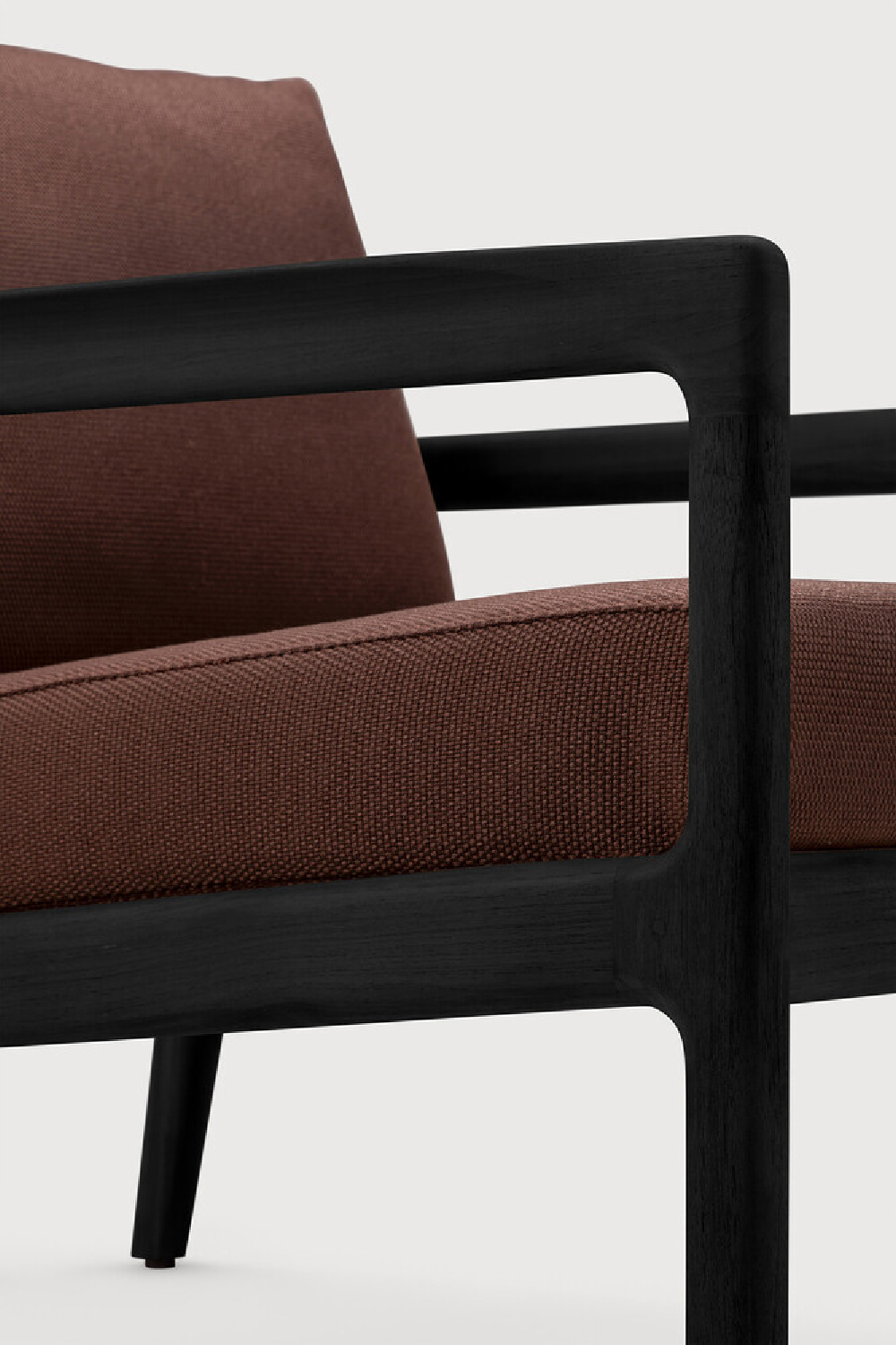   Black Teak Outdoor Lounge Chair | Oroa.com