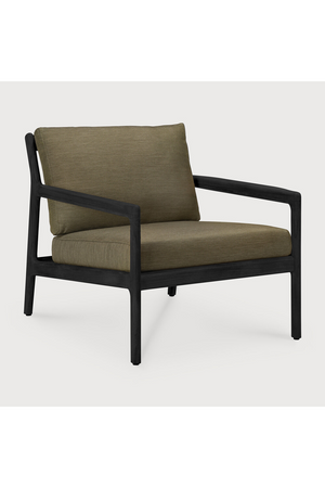   Black Teak Outdoor Lounge Chair | Oroa.com