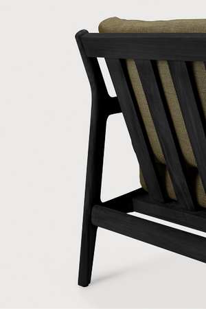   Black Teak Outdoor Lounge Chair | Oroa.com