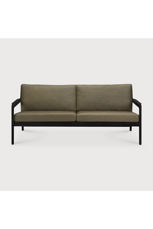   Black Teak Outdoor Sofa | Oroa.com