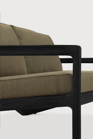   Black Teak Outdoor Sofa | Oroa.com