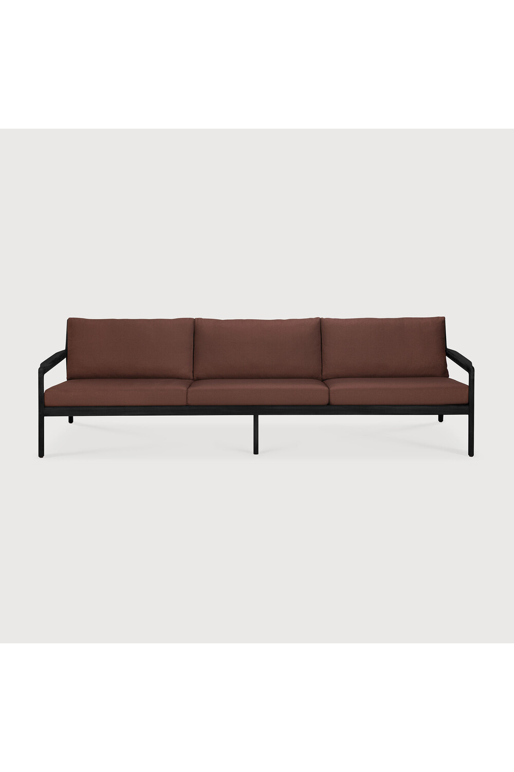   Black Teak 3+ Seater Outdoor Sofa | Oroa.com