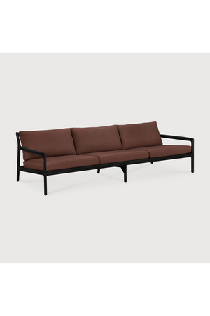   Black Teak 3+ Seater Outdoor Sofa | Oroa.com