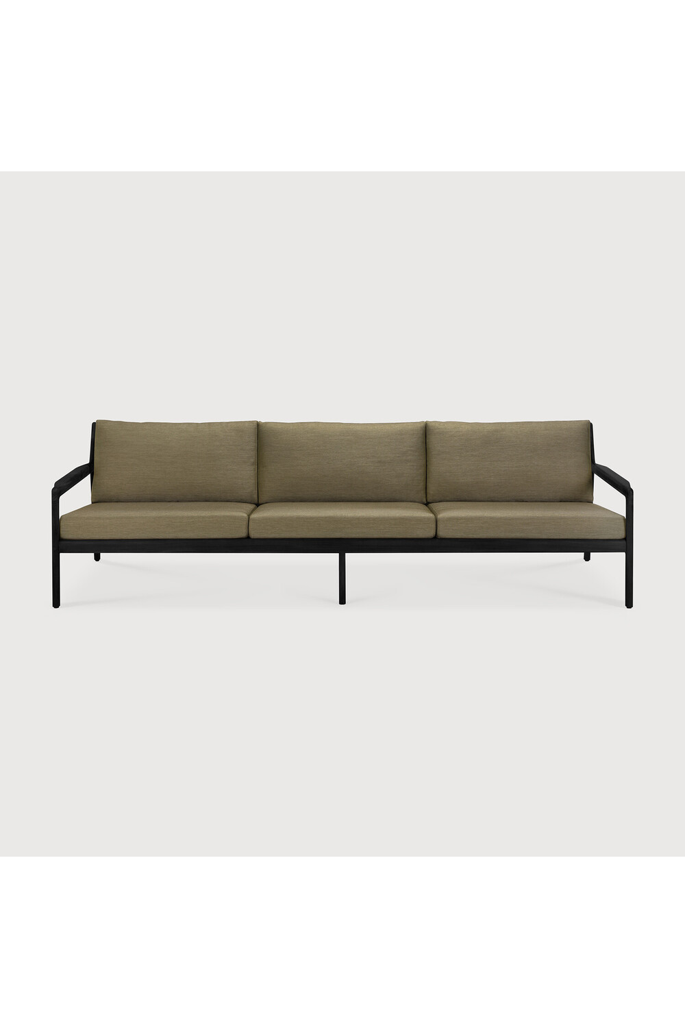   Black Teak 3+ Seater Outdoor Sofa | Oroa.com
