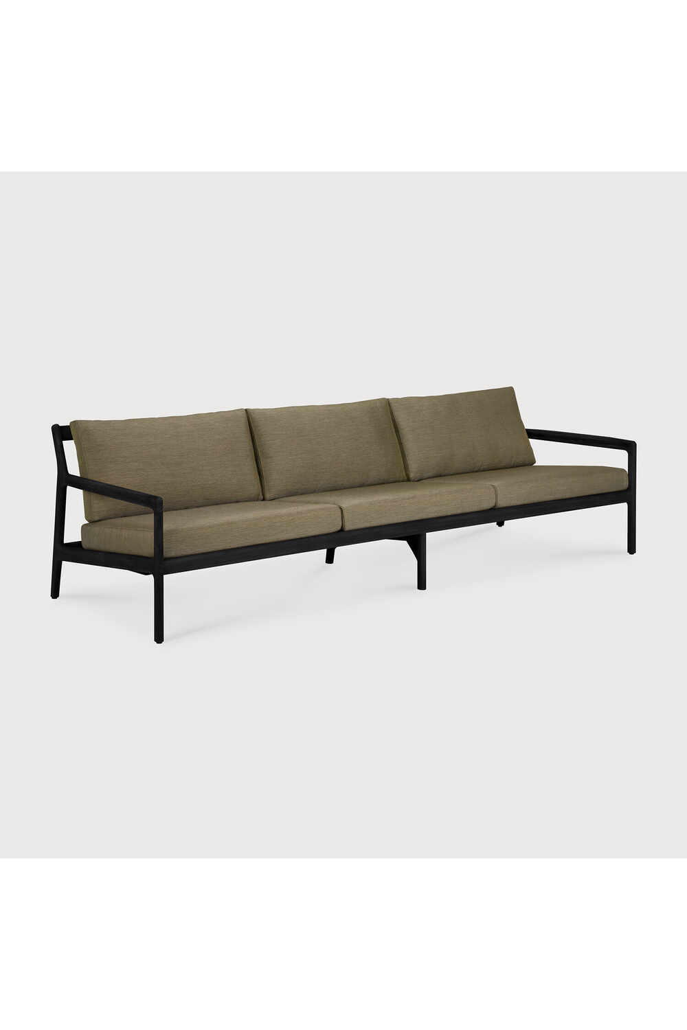   Black Teak 3+ Seater Outdoor Sofa | Oroa.com