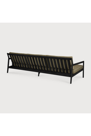   Black Teak 3+ Seater Outdoor Sofa | Oroa.com