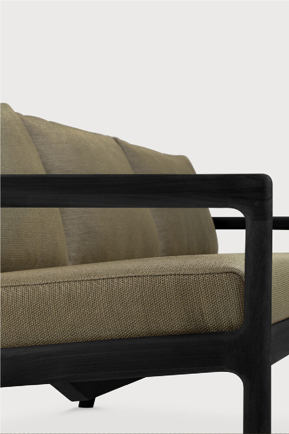   Black Teak 3+ Seater Outdoor Sofa | Oroa.com