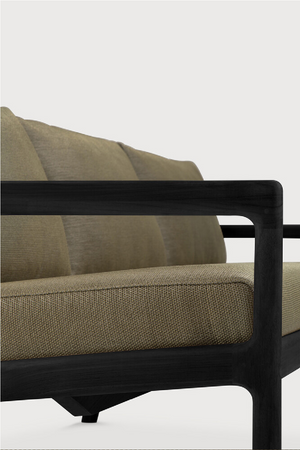   Black Teak 3+ Seater Outdoor Sofa | Oroa.com