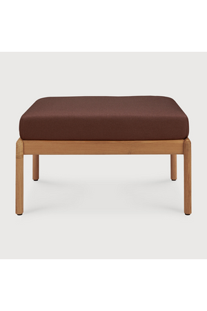   Natural Teak Outdoor Ottoman | Oroa.com
