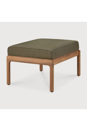   Natural Teak Outdoor Ottoman | Oroa.com