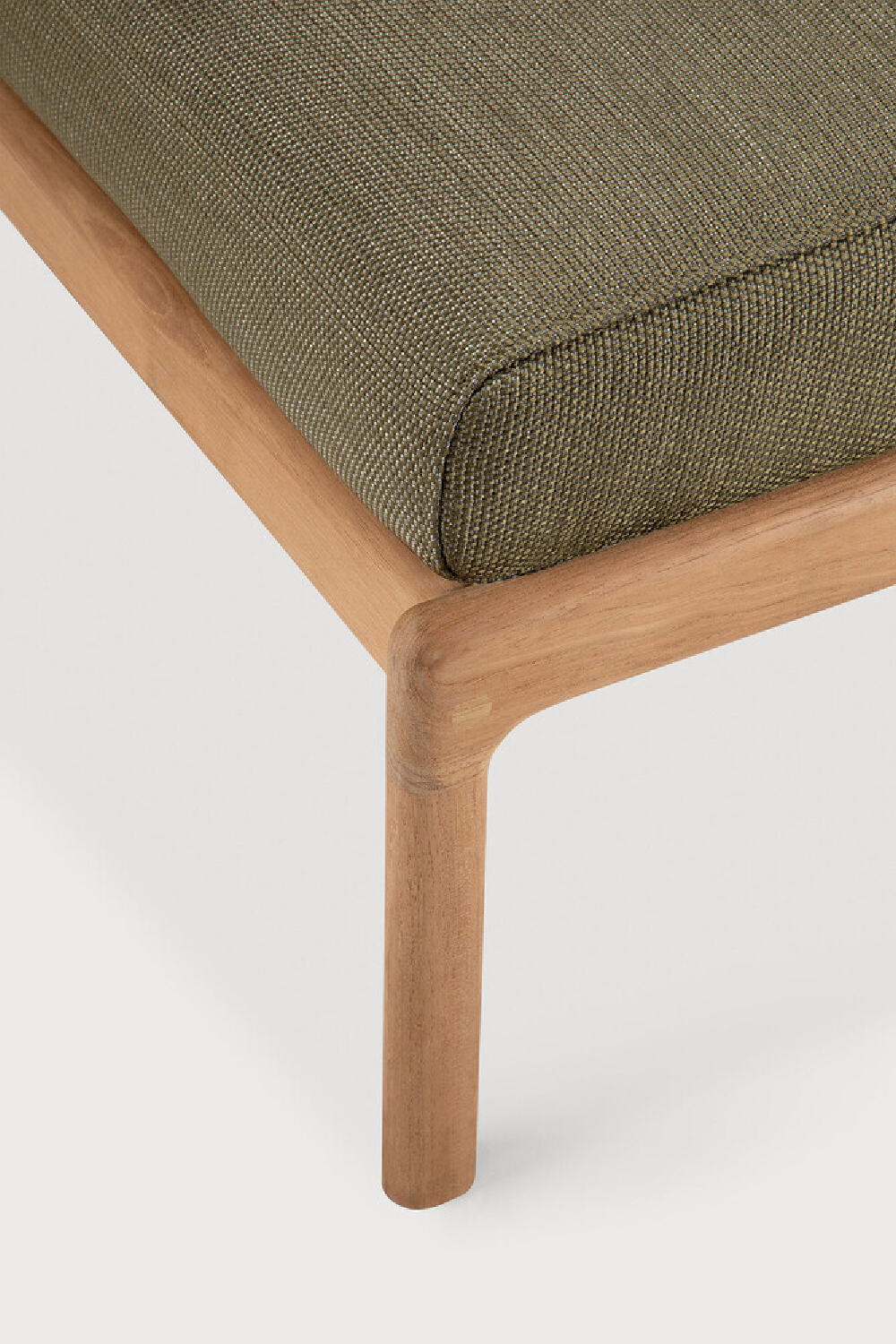   Natural Teak Outdoor Ottoman | Oroa.com