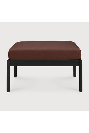   Teak Cushioned Outdoor Stool | Oroa.com