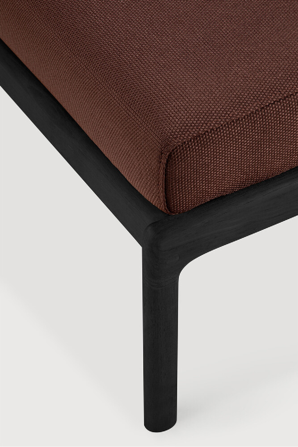   Teak Cushioned Outdoor Stool | Oroa.com