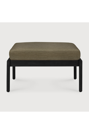   Teak Cushioned Outdoor Stool | Oroa.com