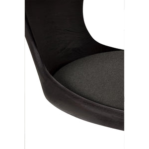   Modern European furniture - Varnished Teak Cushioned Office Chair - www.oroa.com | Oroa.com