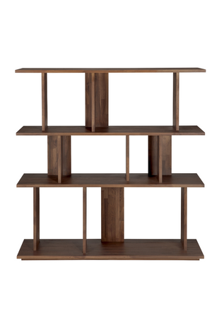   Brown Teak Shelving System | Oroa.com