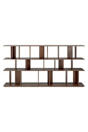   Brown Teak Shelving System | Oroa.com