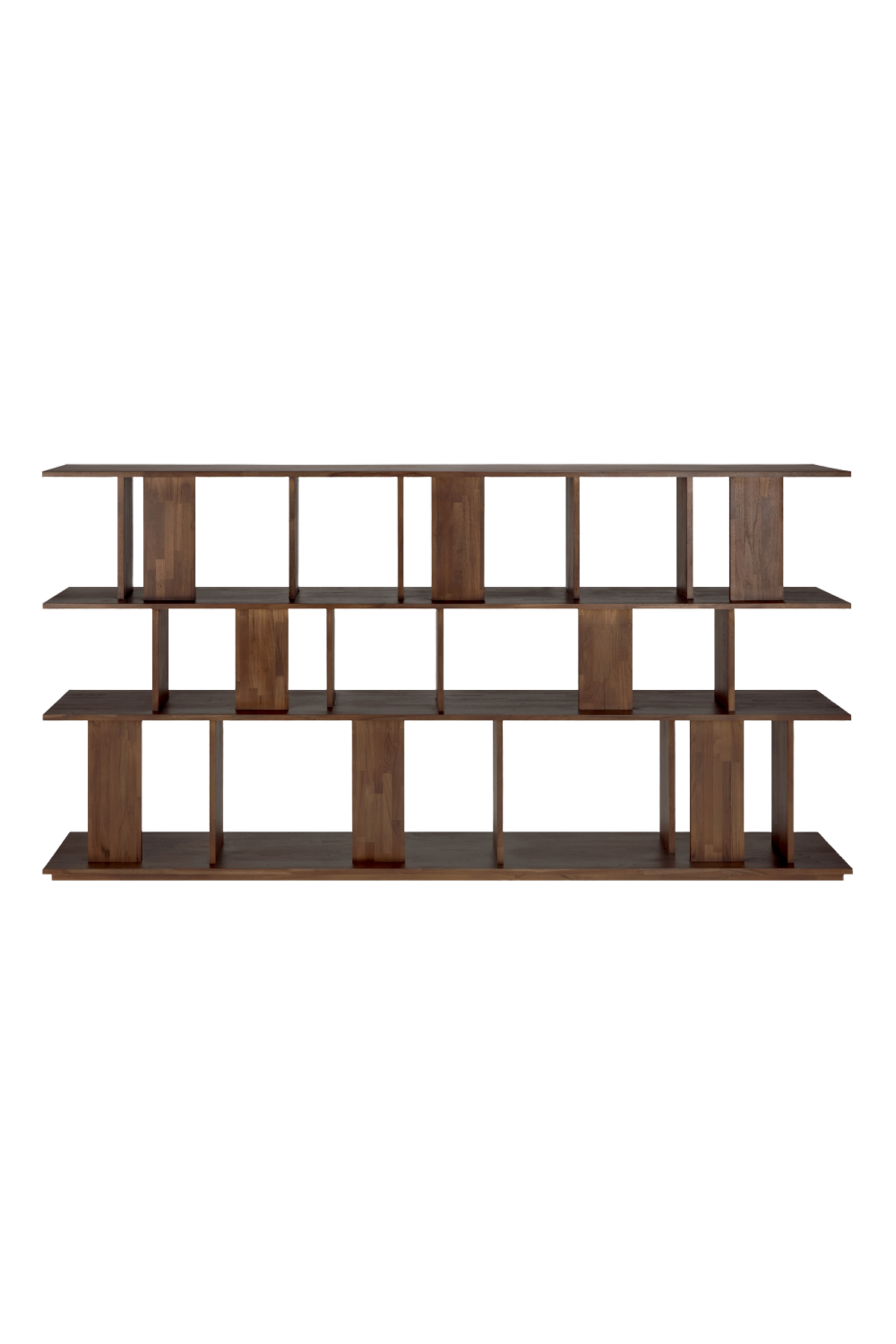   Brown Teak Shelving System | Oroa.com