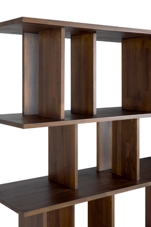   Brown Teak Shelving System | Oroa.com