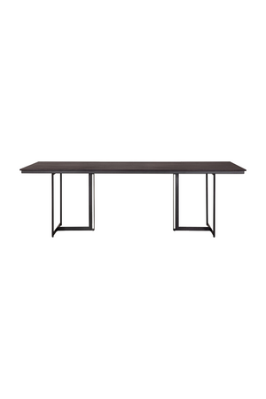   Dark Brown Teaek Dining Table | Oroa.com