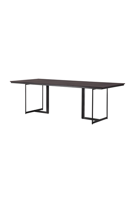   Dark Brown Teaek Dining Table | Oroa.com