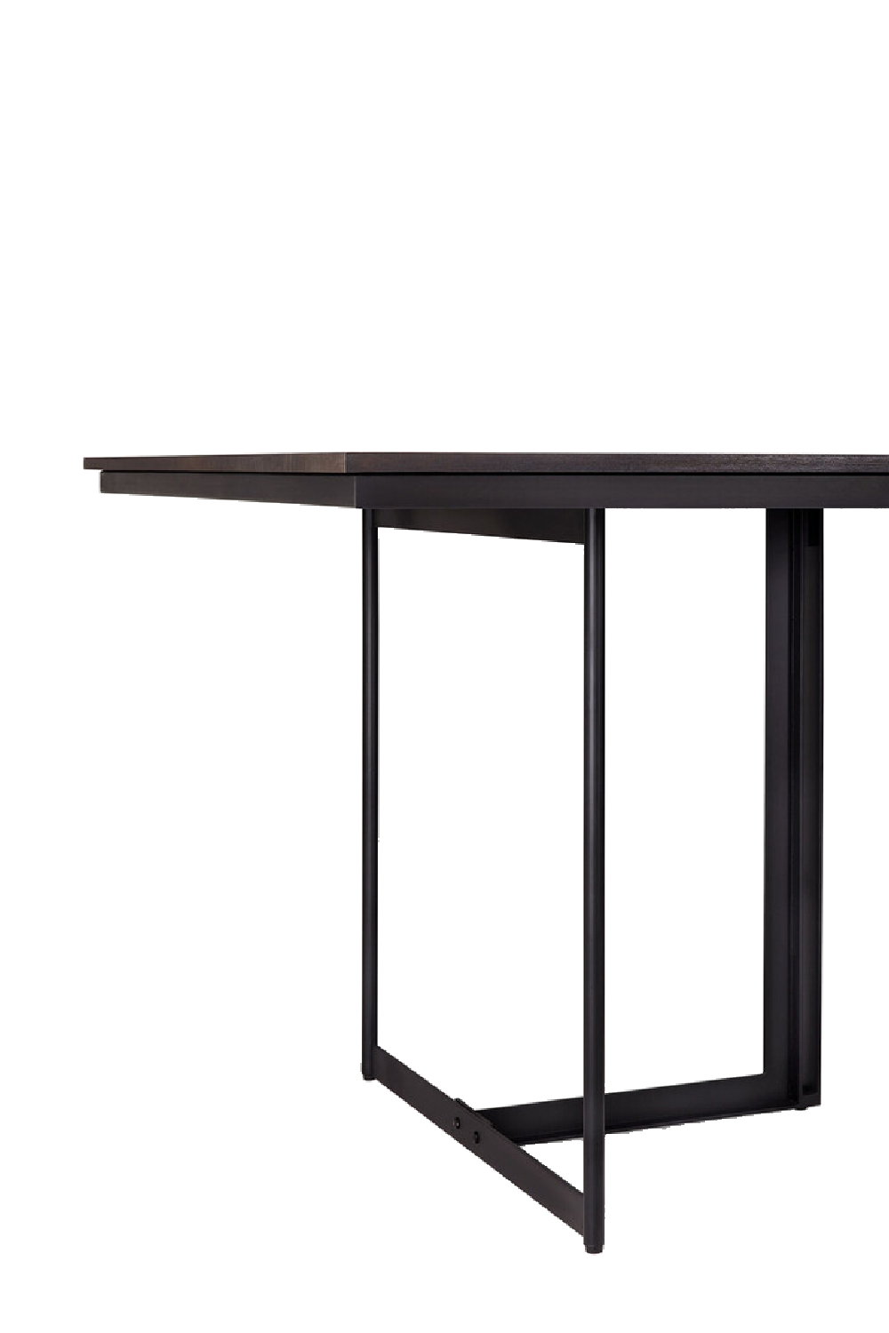   Dark Brown Teaek Dining Table | Oroa.com