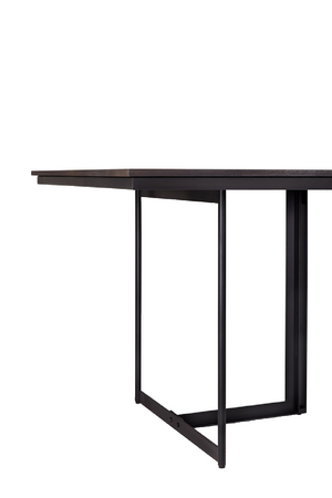   Dark Brown Teaek Dining Table | Oroa.com