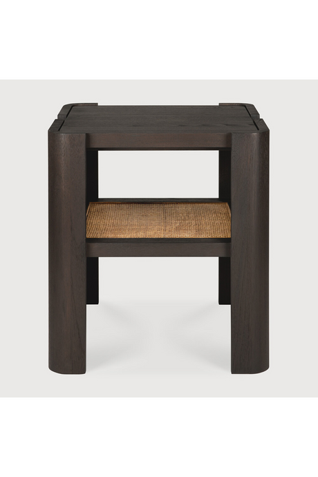   Brown Teak Side Table | Oroa.com