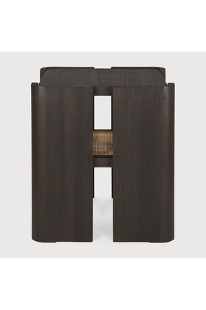   Brown Teak Side Table | Oroa.com