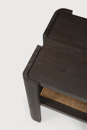   Brown Teak Side Table | Oroa.com