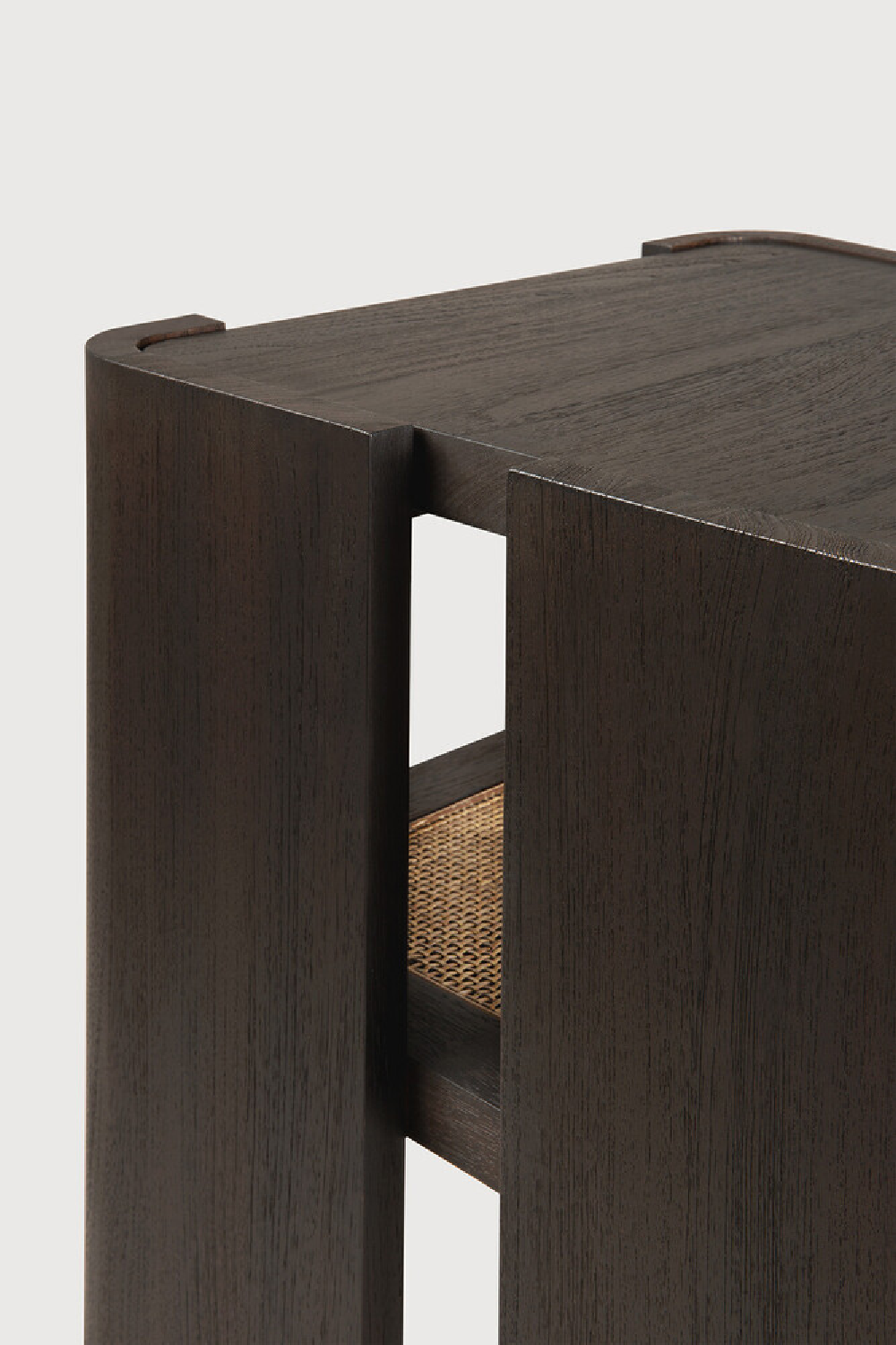   Brown Teak Side Table | Oroa.com