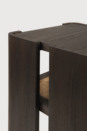   Brown Teak Side Table | Oroa.com