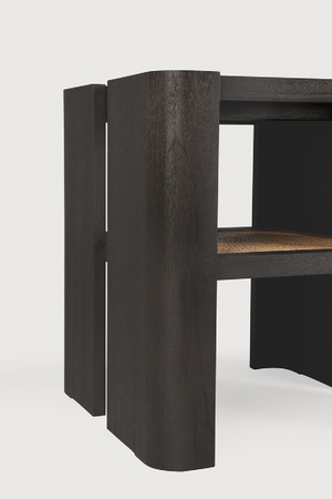   Brown Teak Side Table | Oroa.com