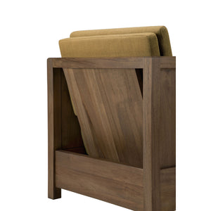   Modern or European furniture - Fabric Cushioned Lounge Chair - www.oroa.com | Oroa.com