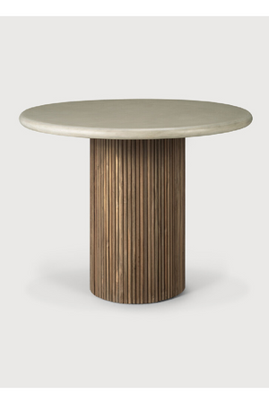   Round Concrete Outdoor Dining Table | Oroa.com