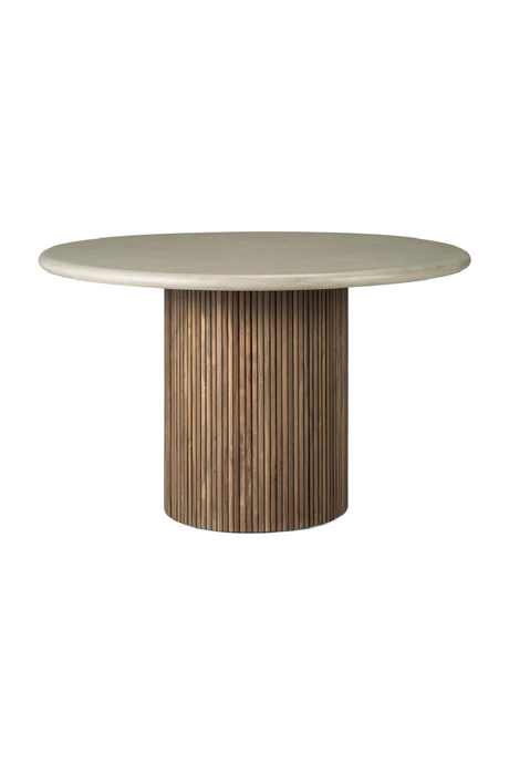   Round Concrete Outdoor Dining Table | Oroa.com