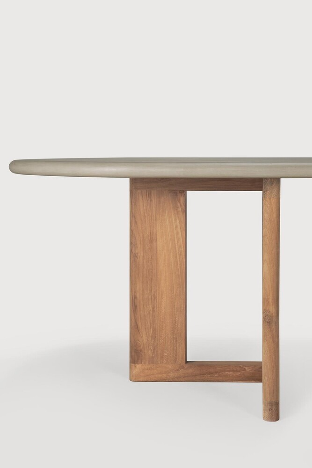   Concrete Oblong Outdoor Dining Table | Oroa.com