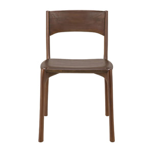   Modern or European furniture - Brown Teak Dining Chair - www.oroa.com | Oroa.com
