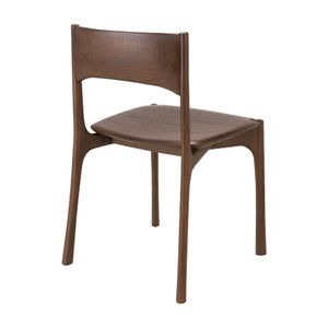   Modern or European furniture - Brown Teak Dining Chair - www.oroa.com | Oroa.com