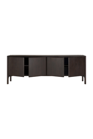   Curved Wood Sideboard | Oroa.com