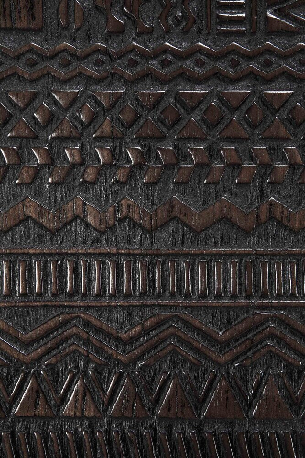   Black Teak Carved Sideboard | Oroa.com