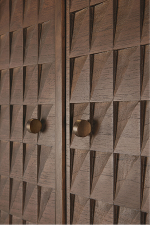   Hand-carved Paneled Cupboard | Oroa.com