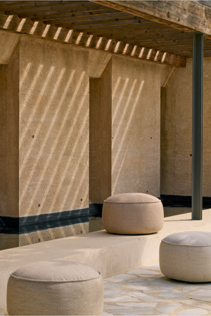   Round Outdoor Pouf | Oroa.com
