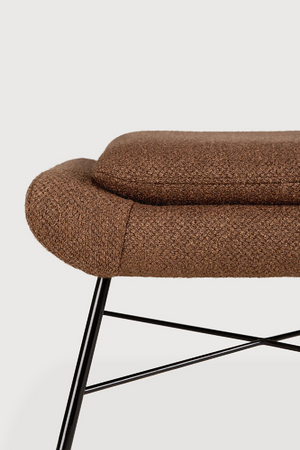   50's Inspired Upholstered Footstool | Oroa.com