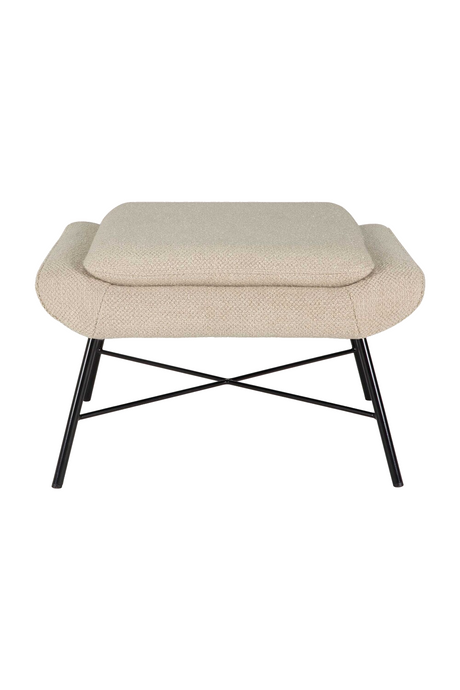   50's Inspired Upholstered Footstool | Oroa.com