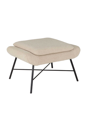   50's Inspired Upholstered Footstool | Oroa.com