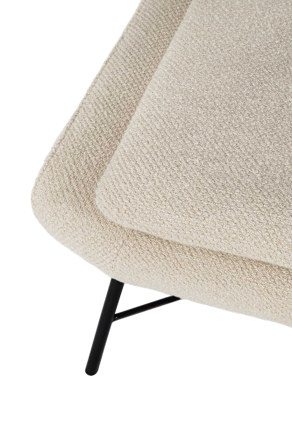   50's Inspired Upholstered Footstool | Oroa.com